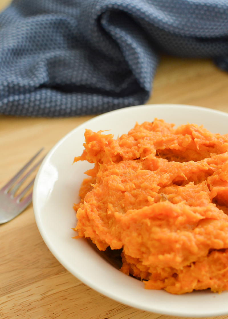 mashed sweet potatoes