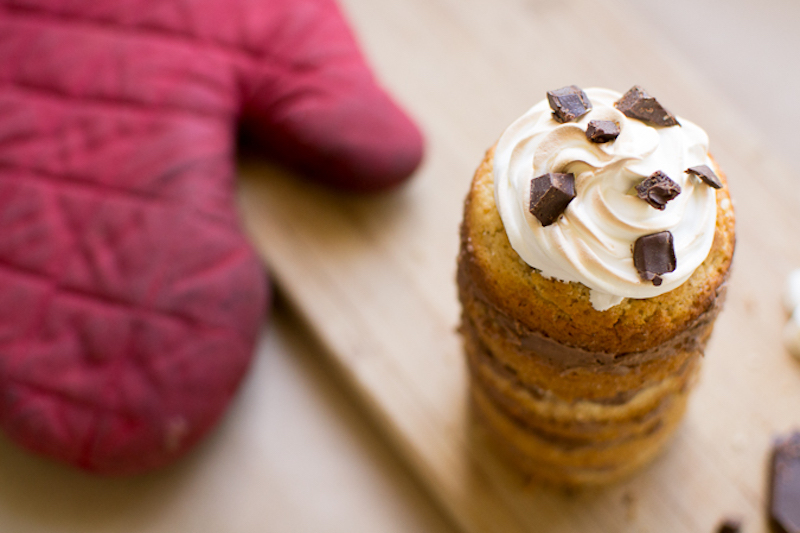 mini s'mores cake