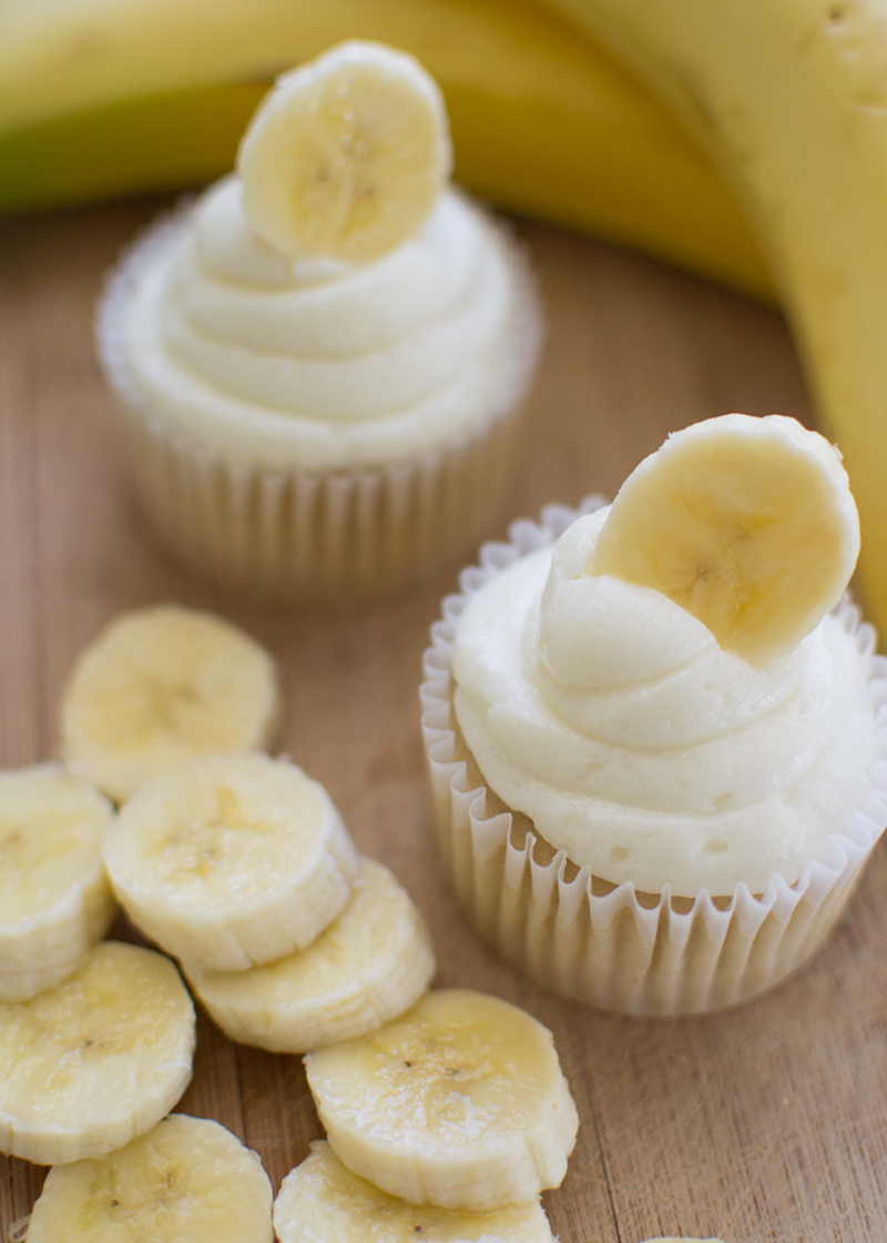 banana cupcakes