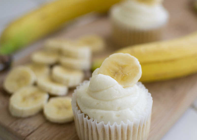 banana cupcakes