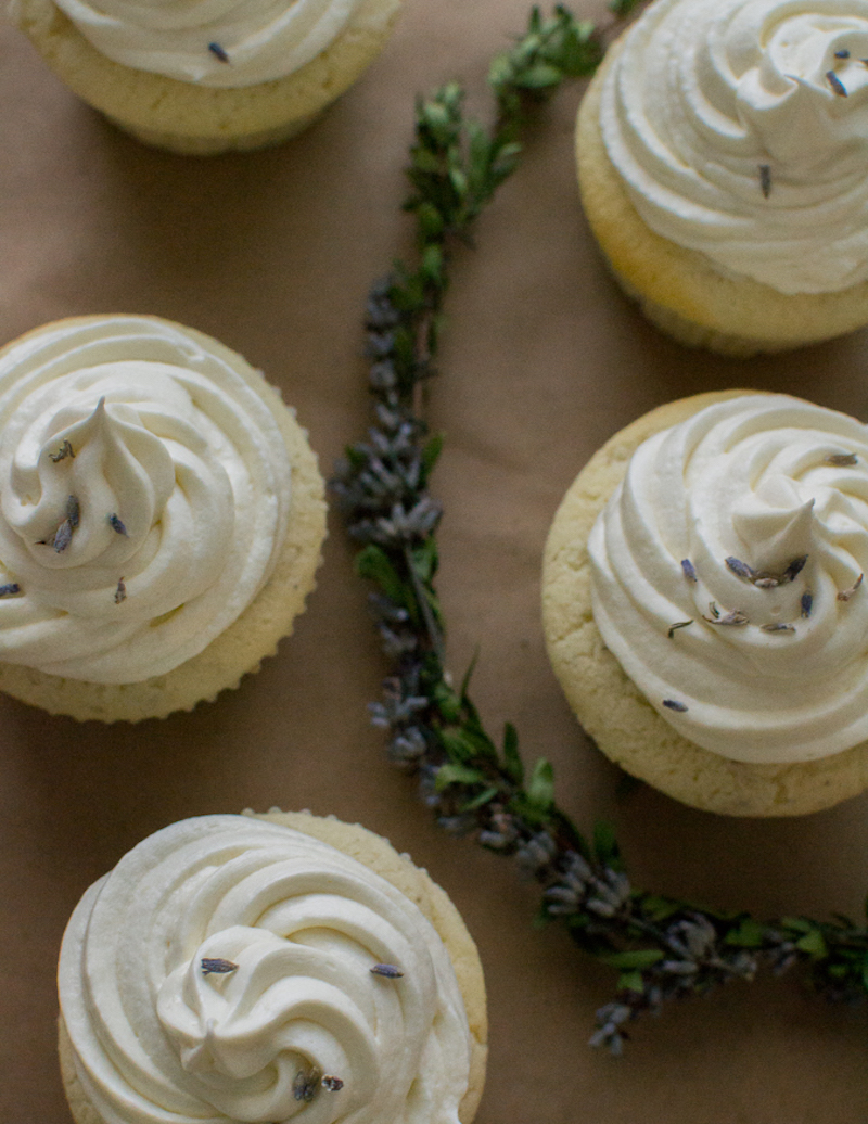 lavender cupcakes