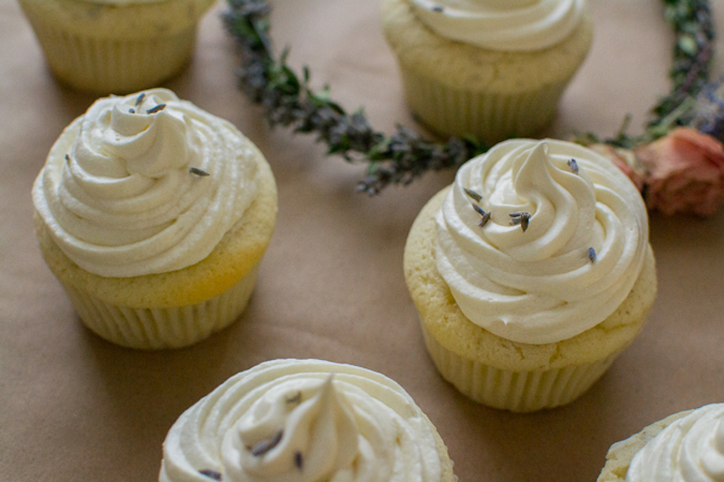 lavender cupcakes