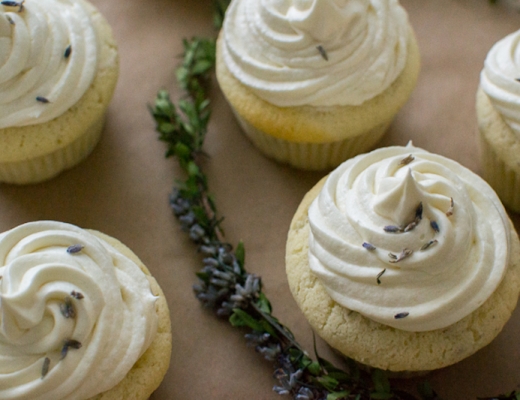 lavender cupcakes