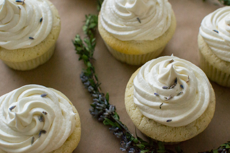 lavender cupcakes