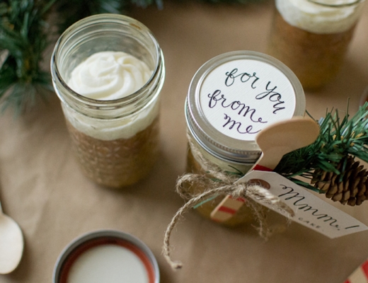 mason jar pumpkin cakes