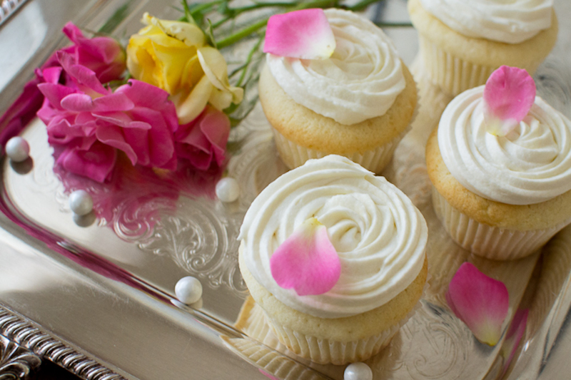 rose cupcakes