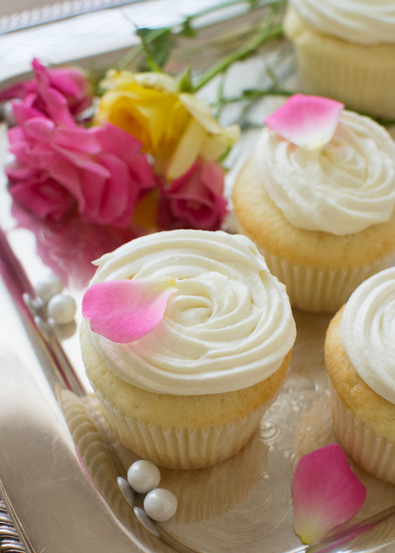 rose cupcakes