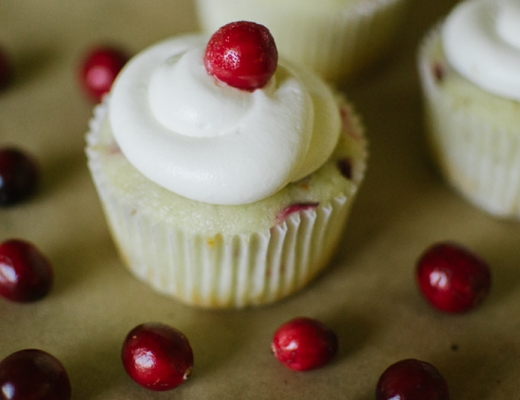 cranberry cupcakes