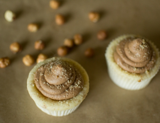 hazelnut cake or cupcakes