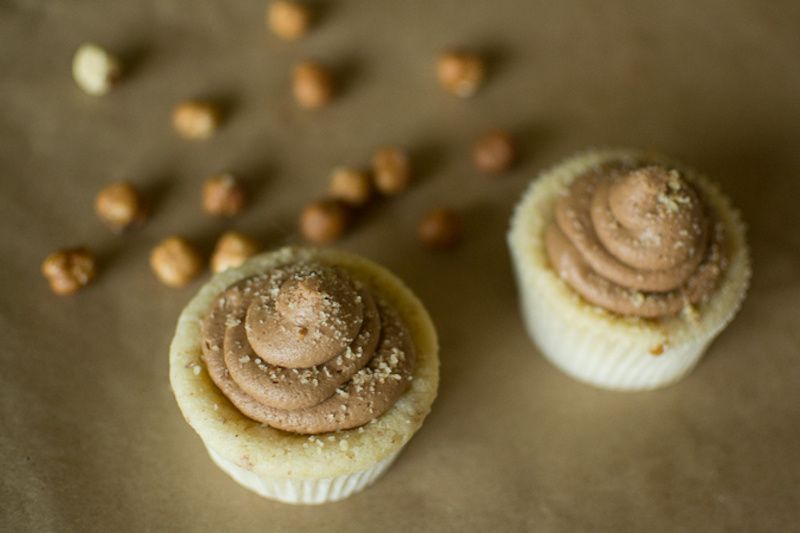 hazelnut cake or cupcakes