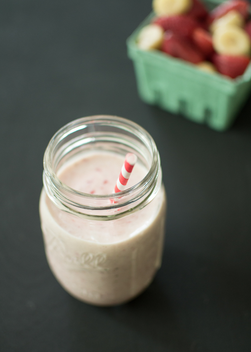 strawberry banana smoothie