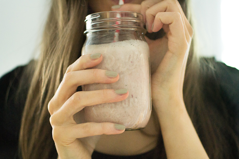 strawberry banana smoothie