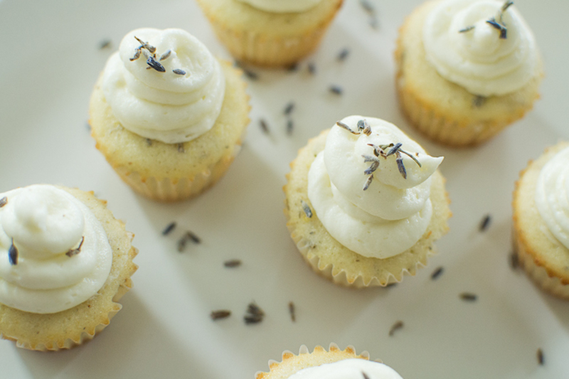 lemon lavender cupcakes