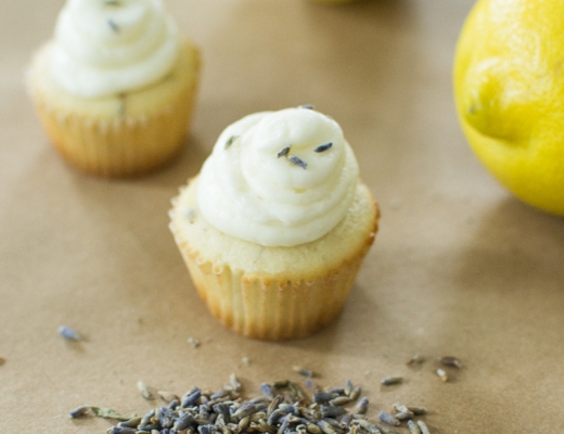 lemon lavender cupcakes