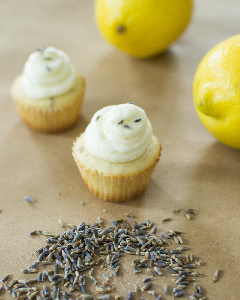 lemon lavender cupcakes