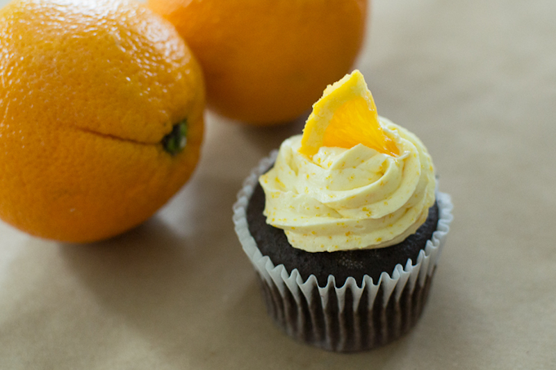 orange buttercream frosting