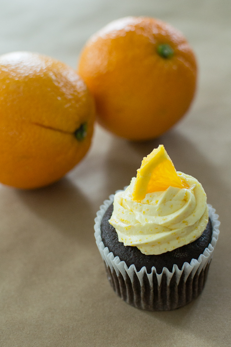 orange buttercream frosting