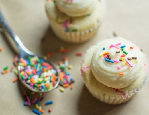 confetti cupcakes