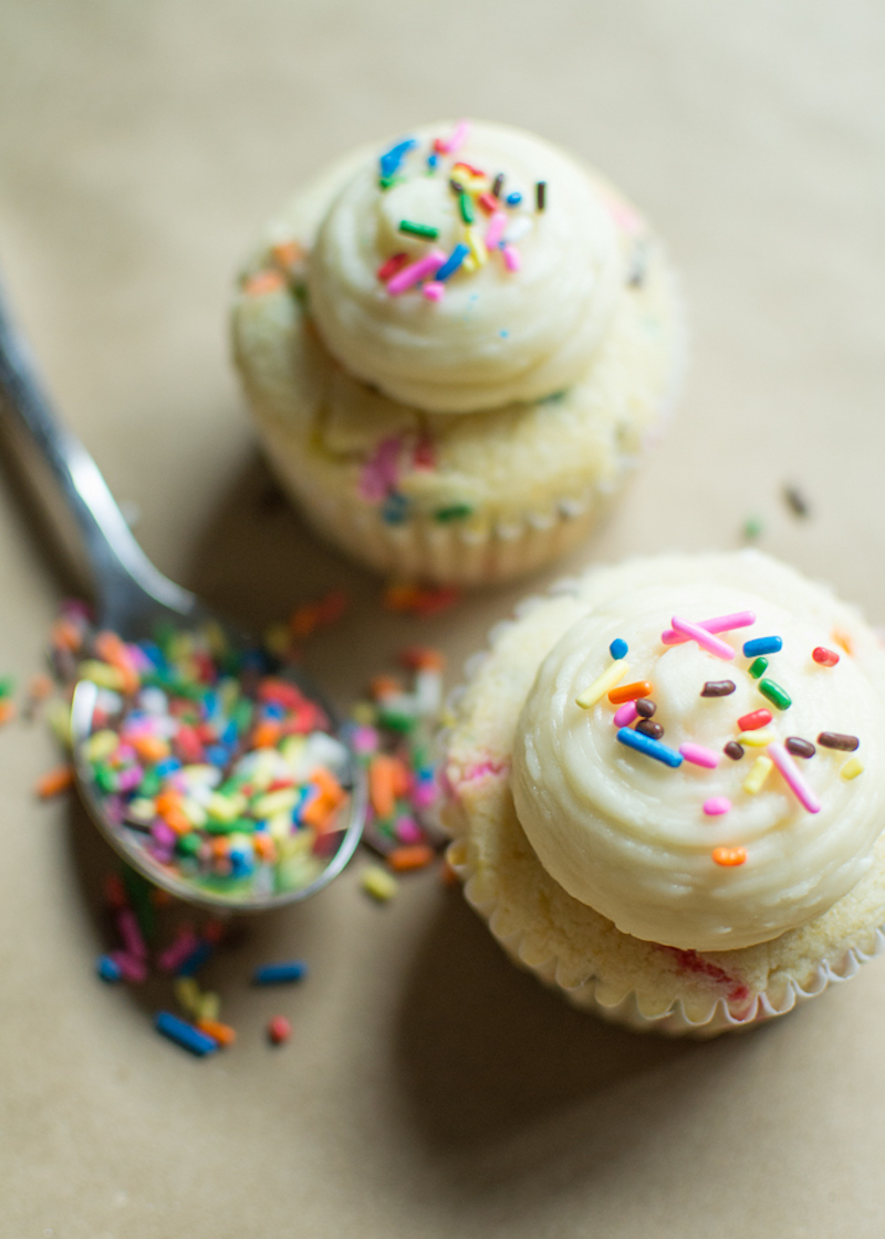 confetti cupcakes
