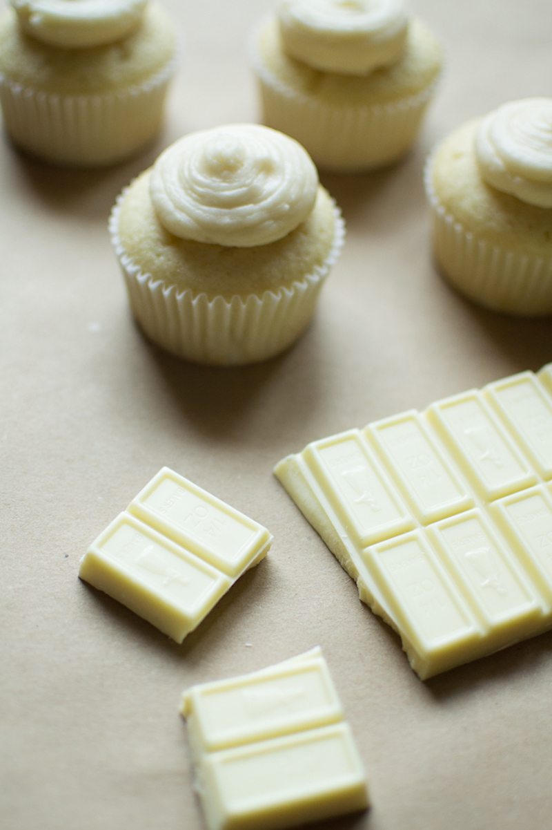 white chocolate cupcakes