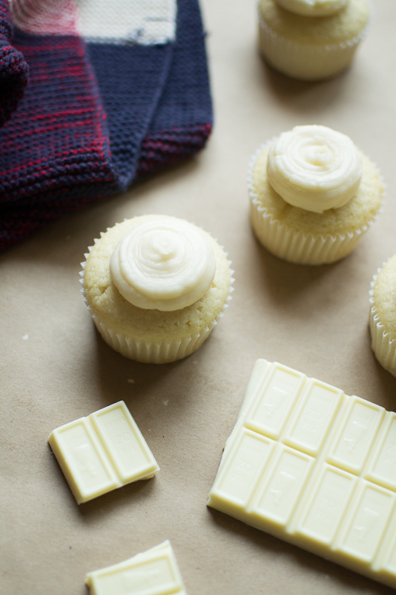 white chocolate cupcakes