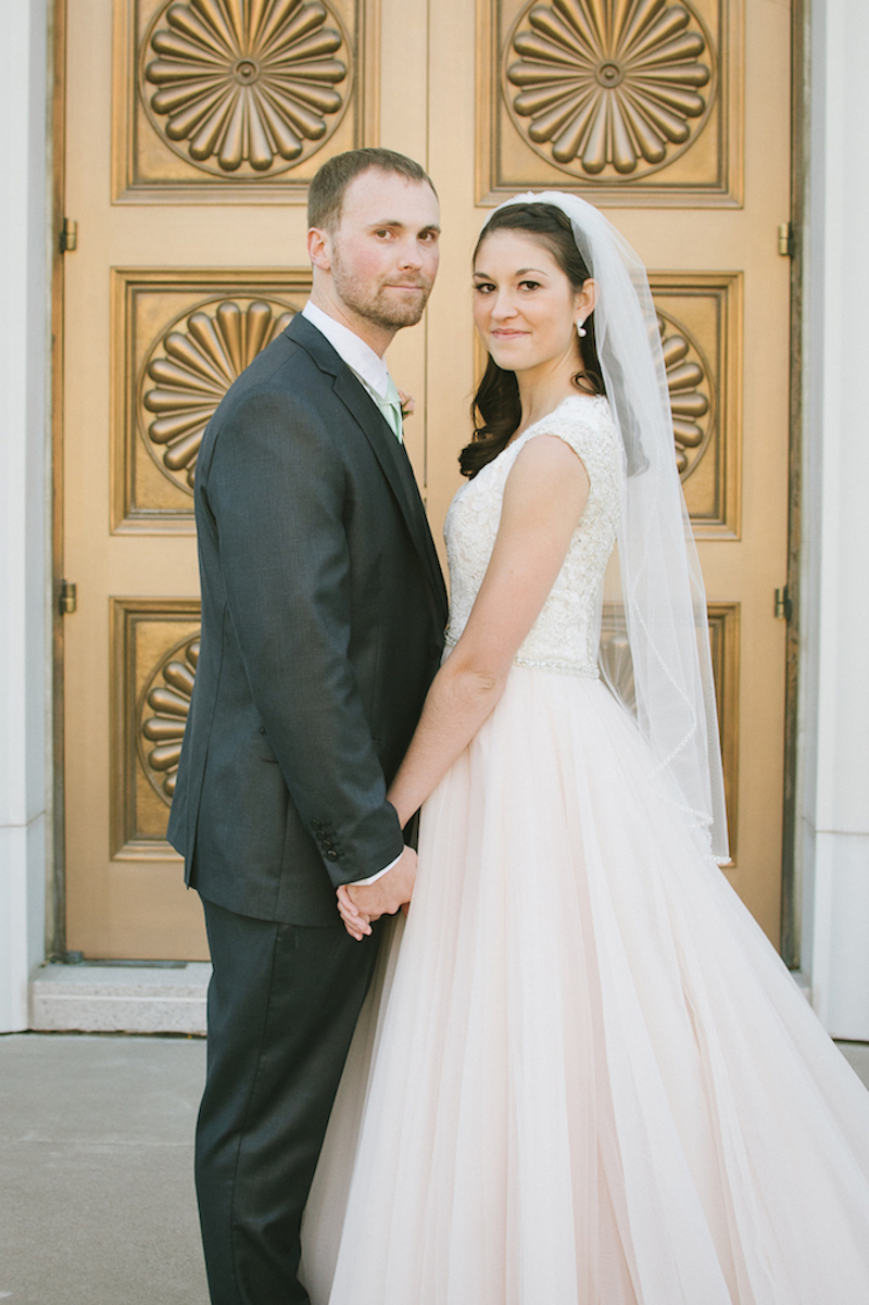 lds temple wedding