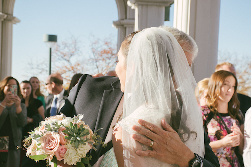 lds temple wedding