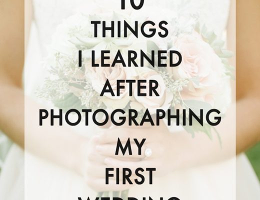 photographing a wedding