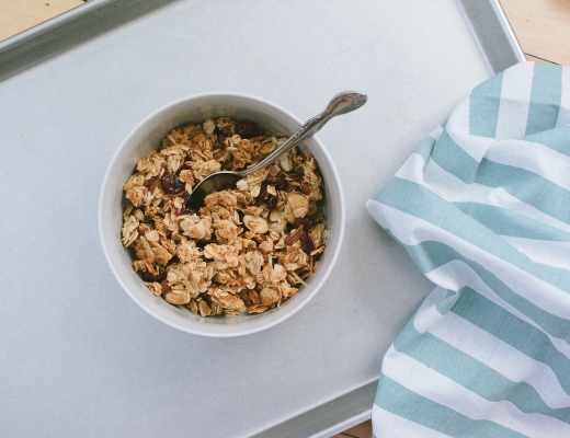 chunky cranberry coconut granola