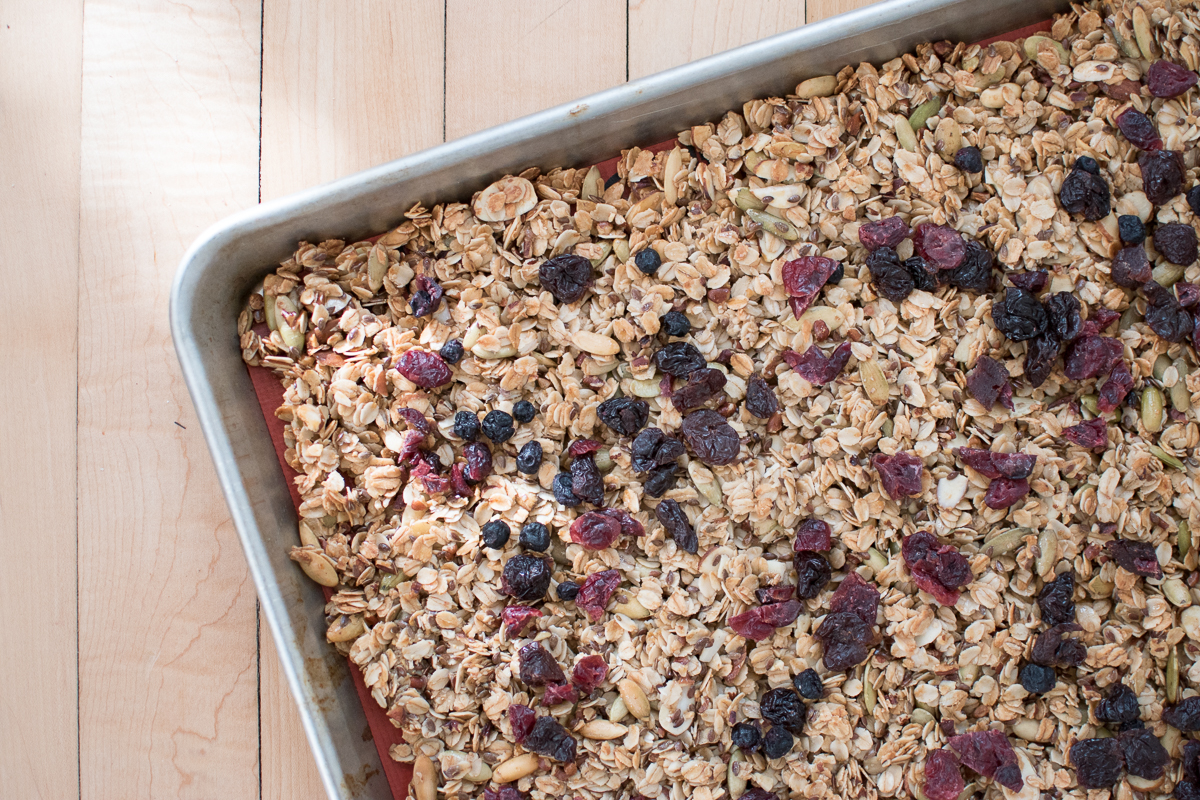 chunky homemade granola