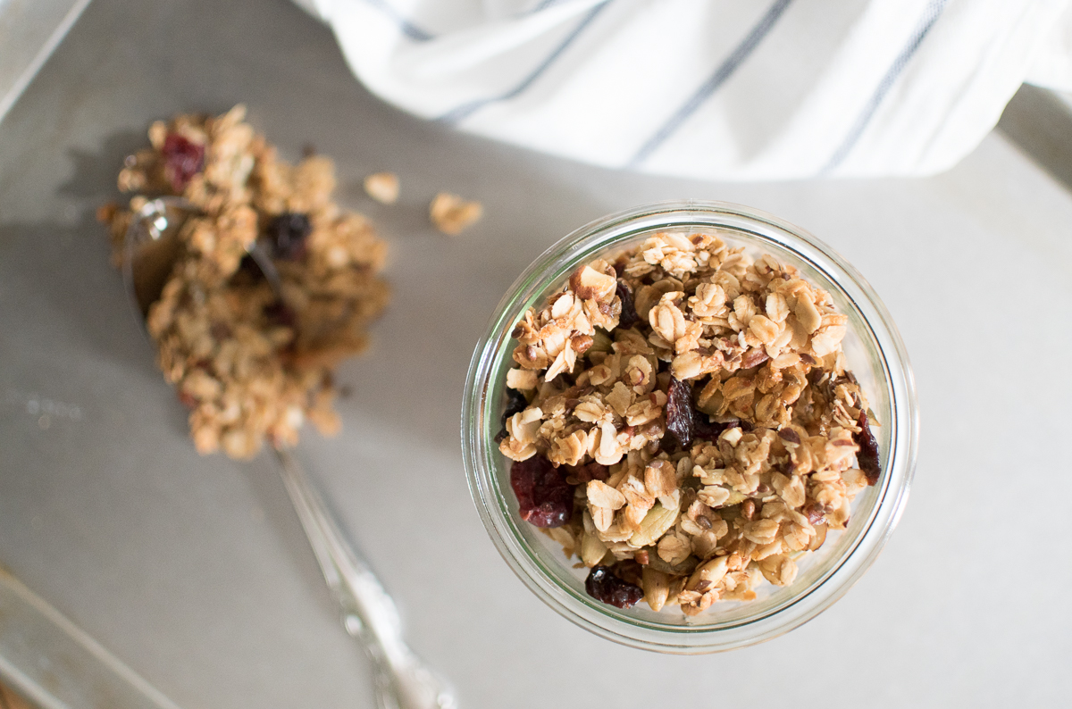 chunky homemade granola