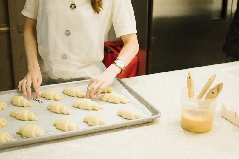 baking authentic french croissants