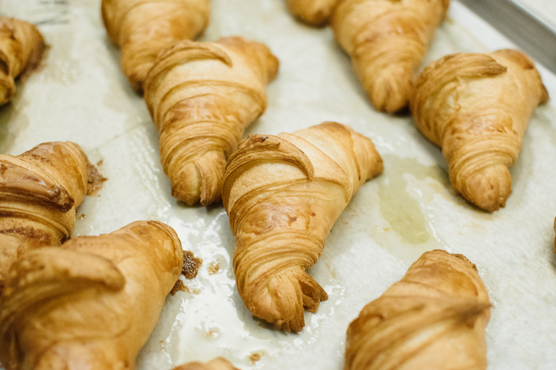 baking authentic french croissants