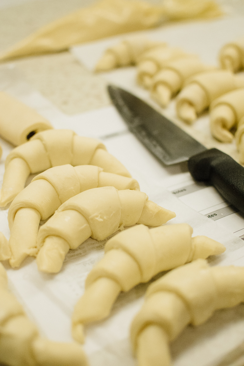 baking authentic french croissants